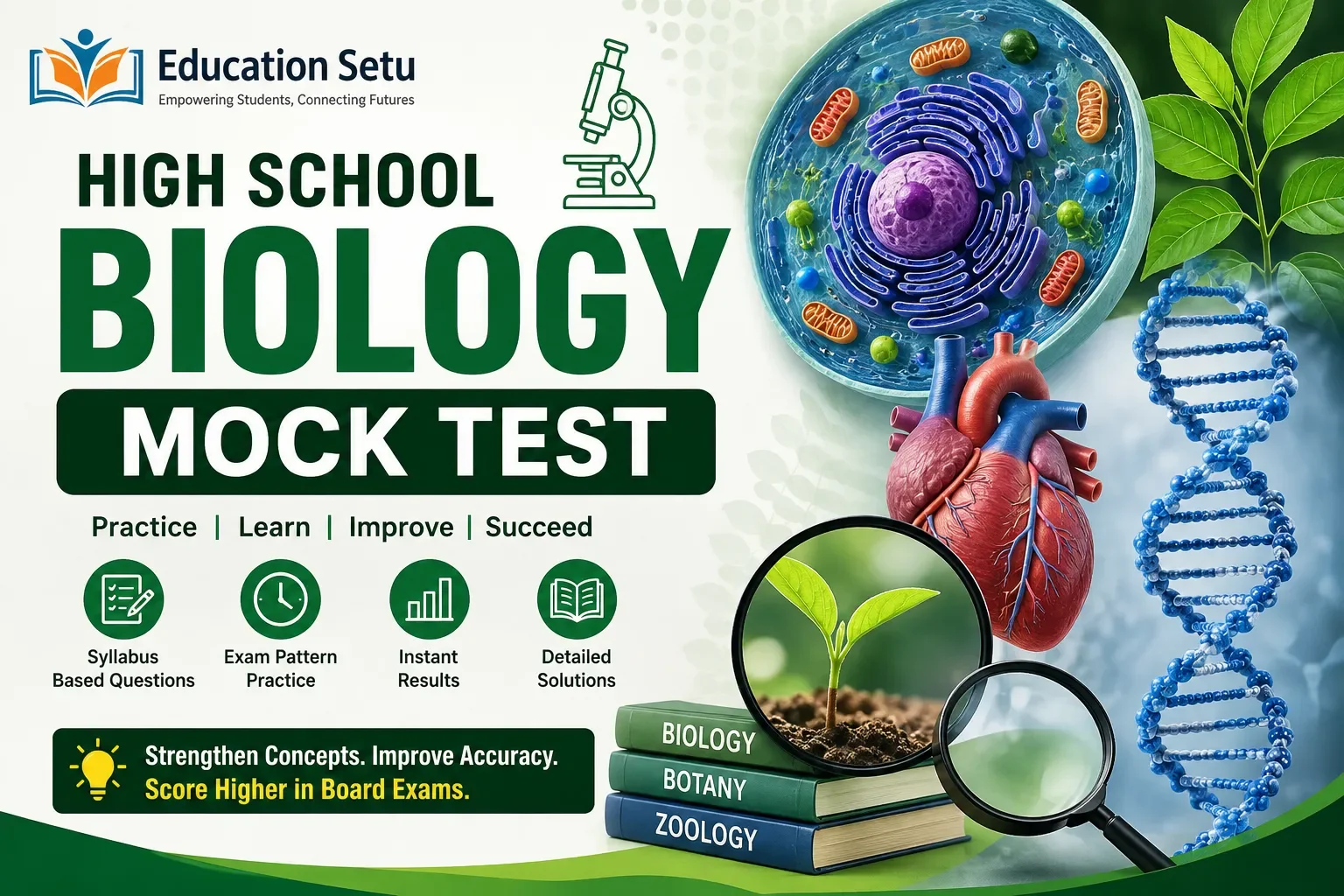 High School Biology Mock Test: The Smartest Way to Score Higher in Board Exams